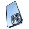Baseus Glitter Transparent Case and Tempered Glass set for iPhone 14 Pro (blue)