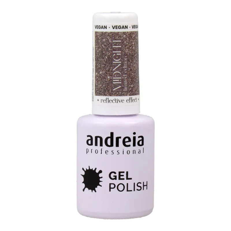 Pusiau nuolatinis nagų lakas Andreia Polish Reflective Colors Md2 Rožinė 10,5 ml