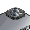 Baseus Glitter Transparent Case and Tempered Glass set for iPhone 14 Plus (black)