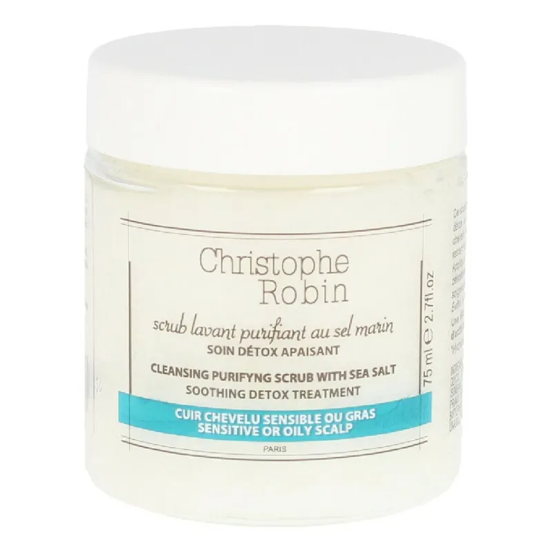 Drėkinančioji priemonė plaukams Christophe Robin Purifiying Sea Marine 75 ml