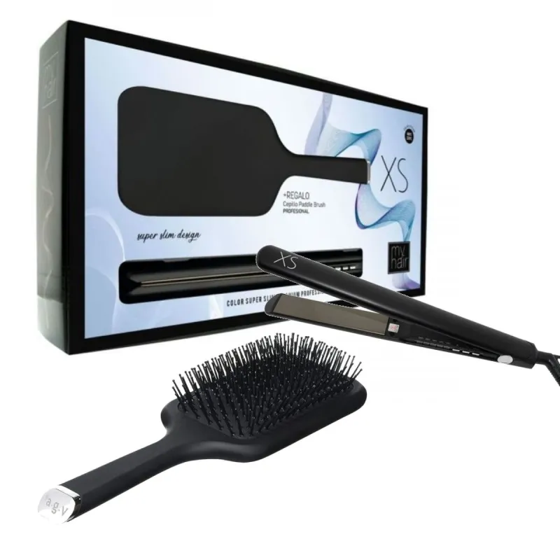 Plaukų tiesintuvas My Hair MYHAIR XS PINK GOLD 2 Dalys