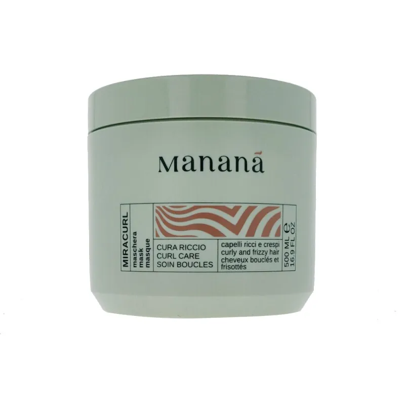 Plaukų kaukė Mananã Miracurl 500 ml