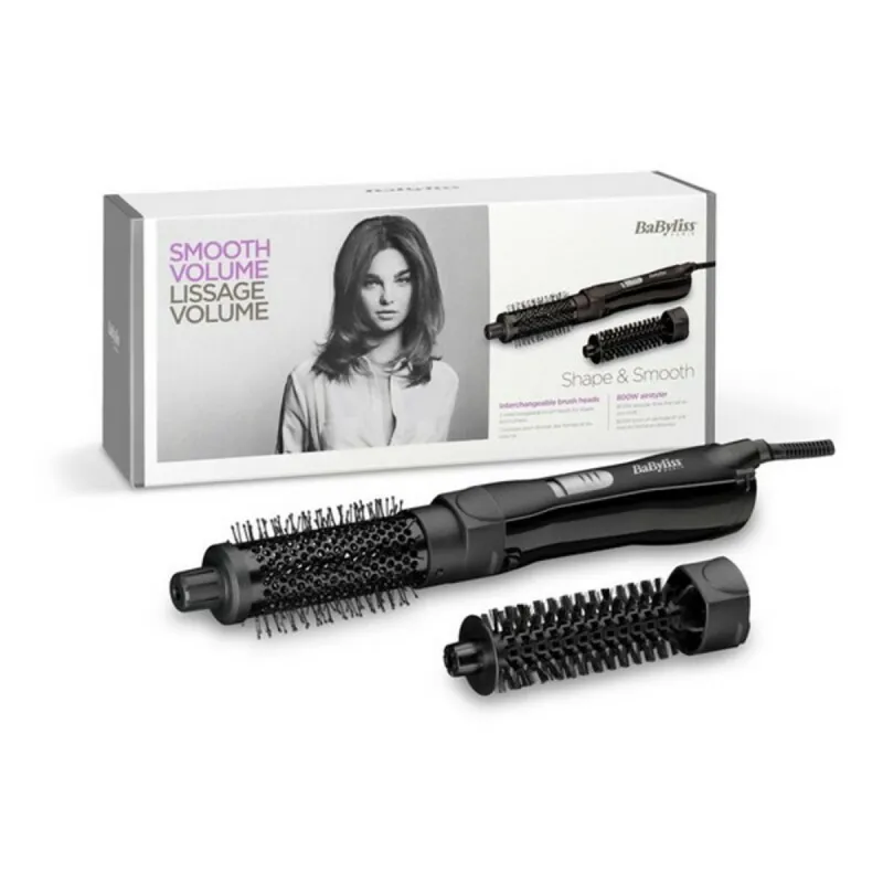Plaukų formavimo šepetys Babyliss SHAPE&SMOOTH Juoda (2 vnt.)