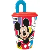 Cup with Straw Mickey Mouse CZ11364 430 ml