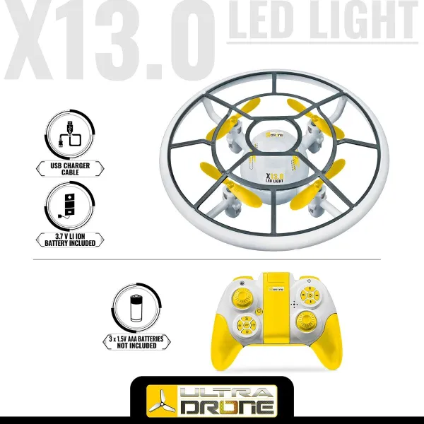 Remote control drone Mondo Ultradrone X13 LED Light