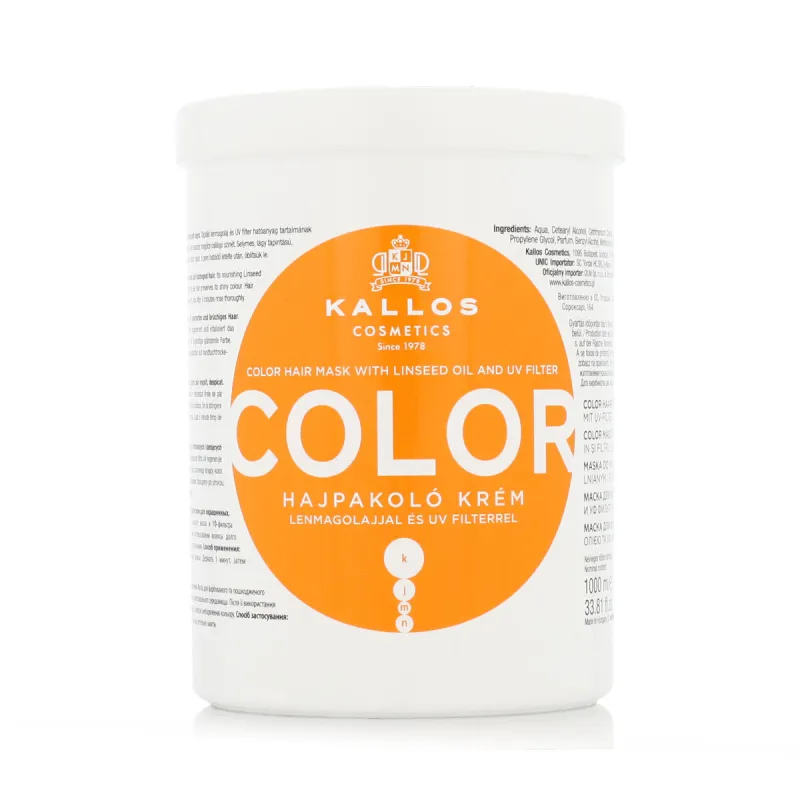 Plaukų kaukė Kallos Cosmetics Color 1 L