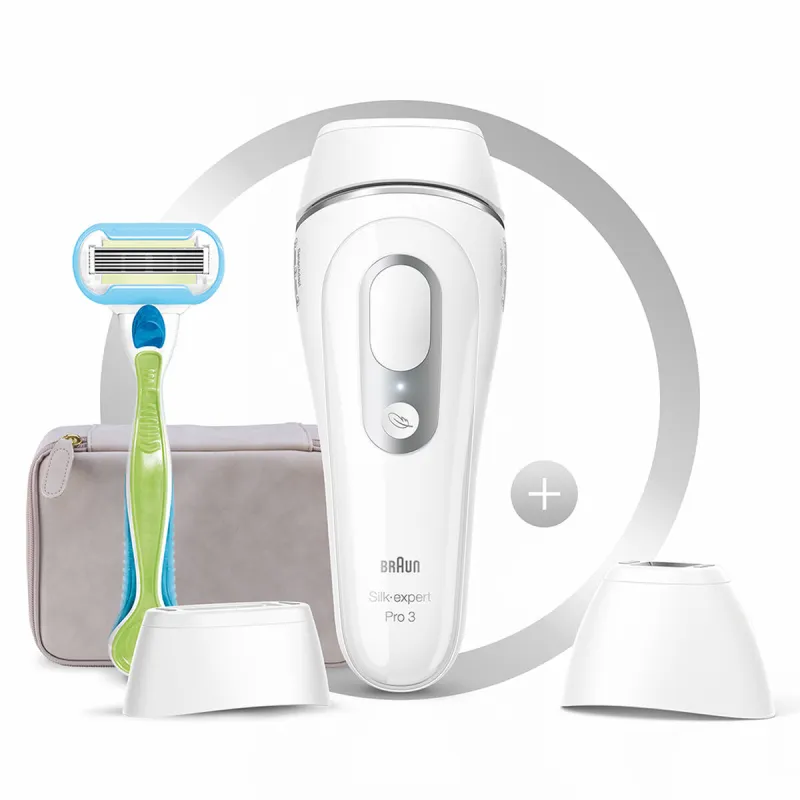 Elekrtinė IPL plaukų šalinimo priemonė Braun Silk expert Pro 3 PL3133