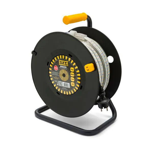 LED ribad Stak 4000 K Must Läbipaistev