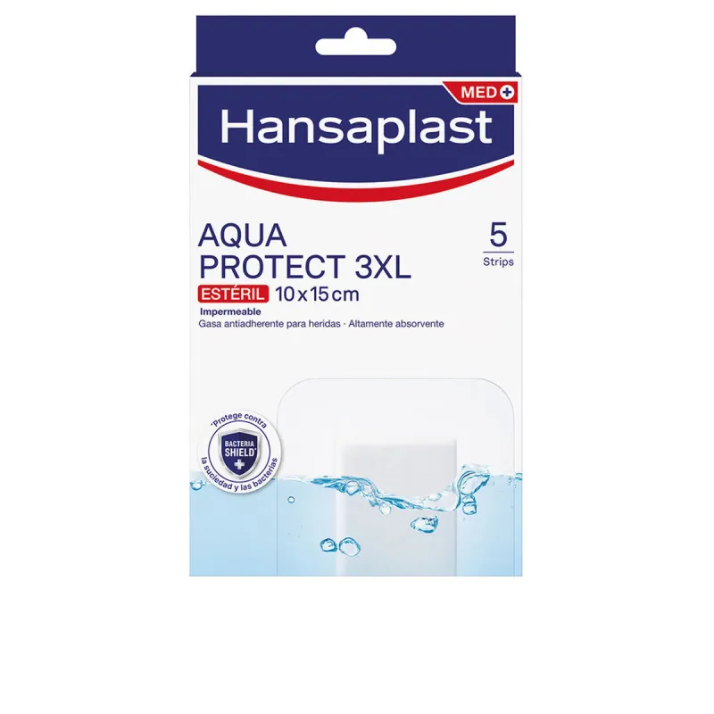 Sterilūs raiščiai Hansaplast HP AQUA PROTECT 3XL Skaidrus 10 x 15 cm 5 vnt.