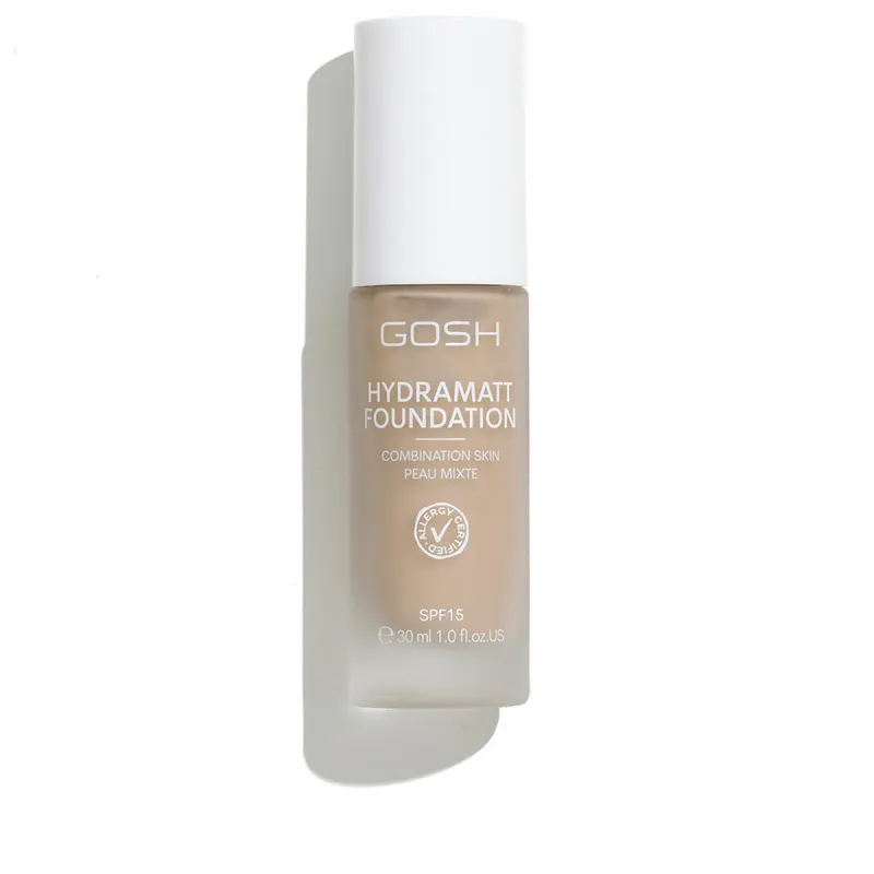 Skystas makiažo pagrindas Gosh Copenhagen HYDRAMATT Nº 006-Medium Light - Red Spf 15 30 ml
