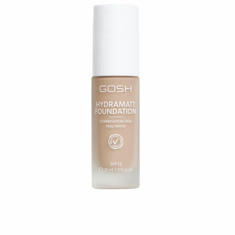 Skystas makiažo pagrindas Gosh Copenhagen HYDRAMATT Nº 010-Light Dark-Neutral Spf 15 30 ml