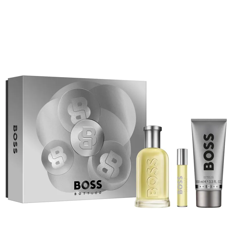 Мужской парфюмерный набор Hugo Boss BOSS BOTTLED 3 Предметы