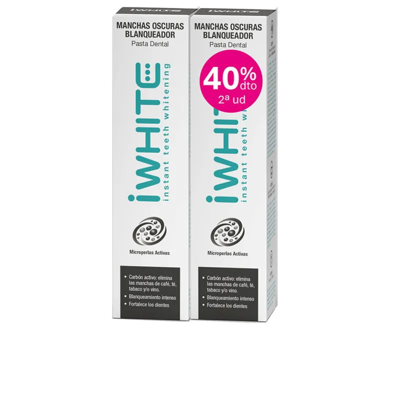 Dantis balinanti dantų pasta iWhite Dark Spots 2 x 75 ml