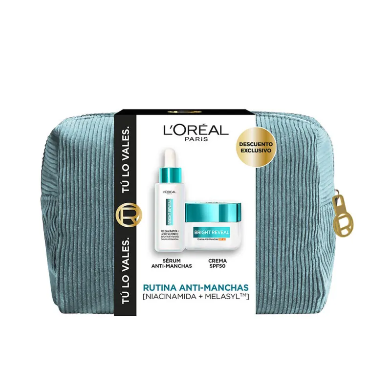 Moteriškos kosmetikos rinkinys L'Oreal Make Up BRIGHT REVEAL NIACINAMIDA 3 Dalys
