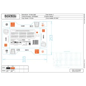 Lasisetti Bormioli Rocco Cube Lasi 245 ml