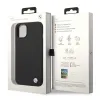 BMW Liquid Silicone Case Metal Logo for iPhone 14 (Black)