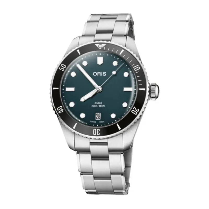 Abiejų lyčių laikrodis Oris 73377954055SET (Ø 39 mm)