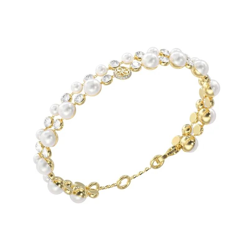 Moteriški apyrankės Guess JUBB05577JWYGS Balta