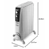 Olieradiator DeLonghi TRD51025 Balts