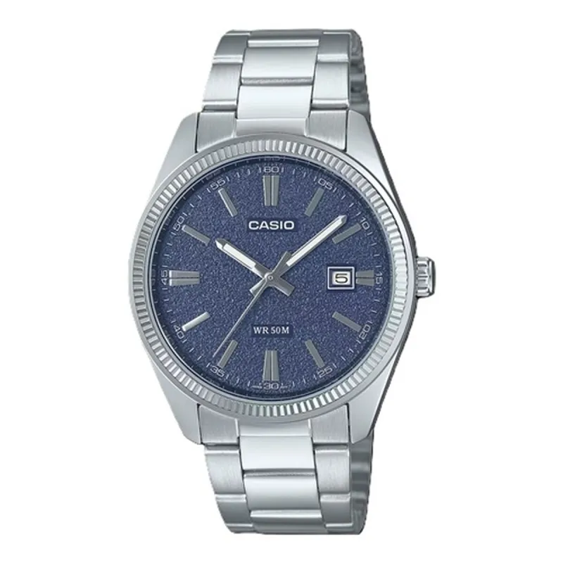 Мужские часы Casio DATE - BLUE, MATTE DIAL (Ø 38,5 mm)