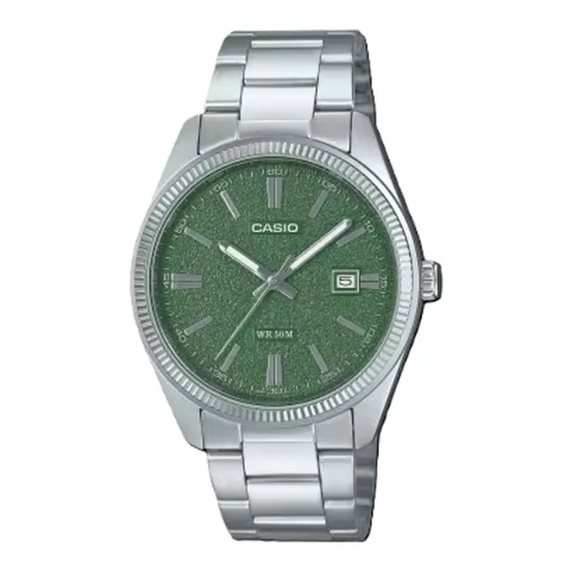 Vīriešu Pulkstenis Casio DATE - FOREST GREEN, MATTE DIAL (Ø 38,5 mm)