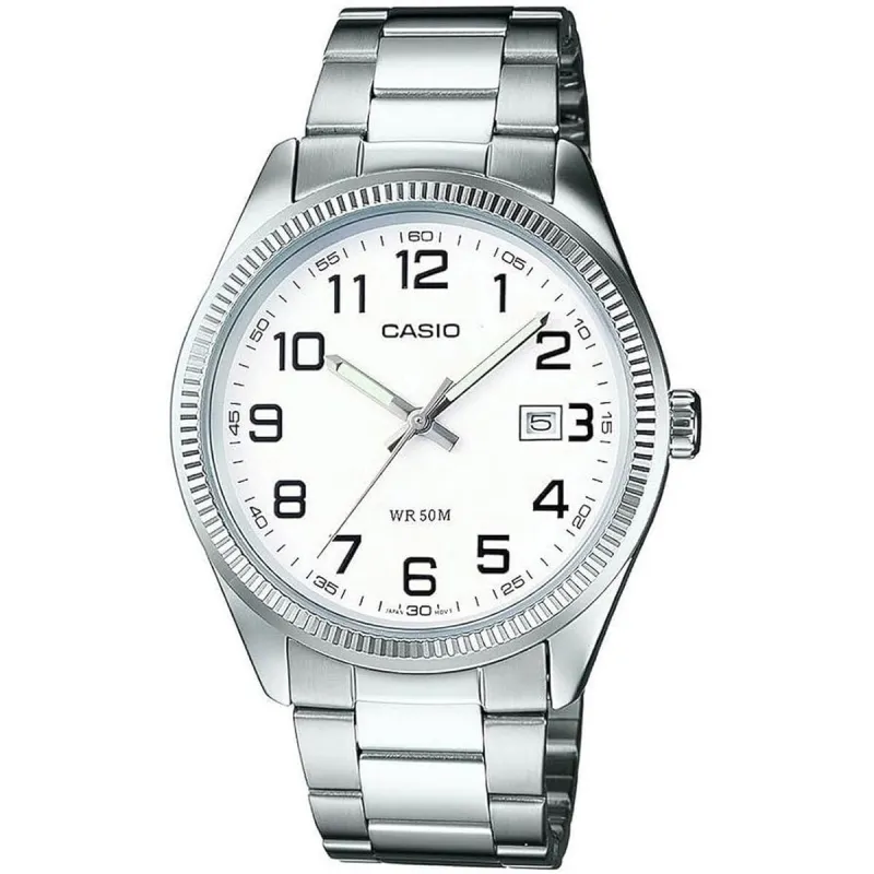 Laikrodis vyrams Casio DATE - WHITE (Ø 38,5 mm)