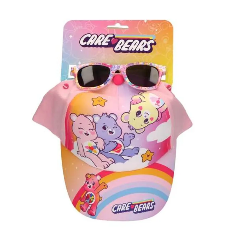 Kepurės ir akinių nuo saulės komplektas Care Bears Rožinė
