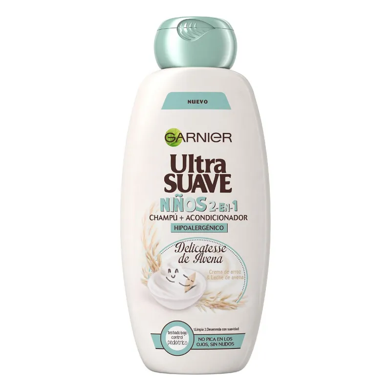 Детский шампунь Garnier Ultra Suave 400 ml Овес Шампунь + кондиционер