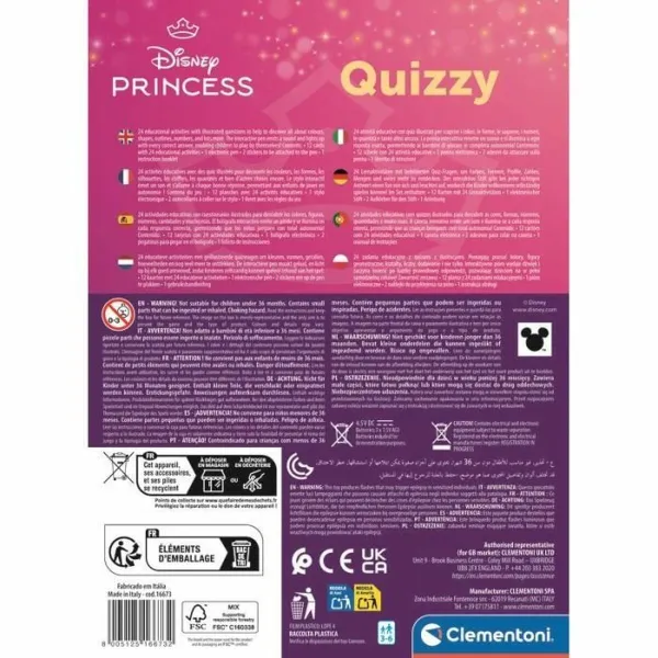 Palapeli Clementoni Quizy - Princesa