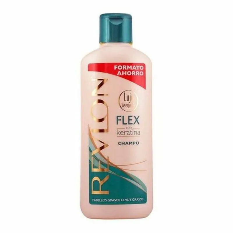 Šampūnas nuo plaukų riebalavimosi Revlon Flex Keratin 650 ml