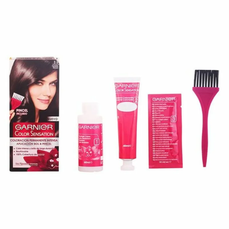 Постоянная краска Garnier Color Sensation Темно-каштановый Nº 3 Castano Oscuro Nº 3-Castano Oscuro 110 g