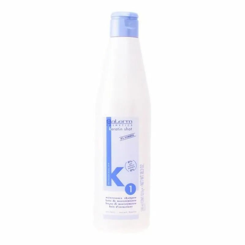 Šampūnas nuo plaukų vėlimosi Salerm Keratin Shot 500 ml