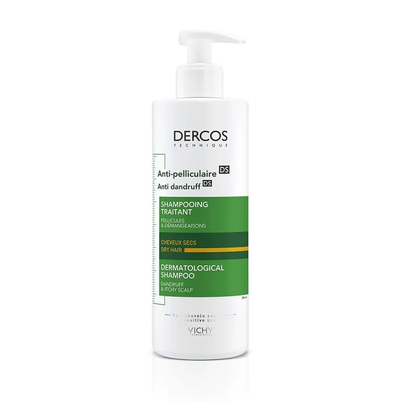 Šampūnas nuo pleiskanų Vichy Dercos 390 ml 400 ml Sausi plaukai