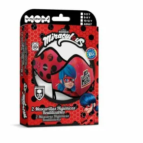 Hygienic Reusable Fabric Mask My Other Me Ladybug Premium 10-12 Years