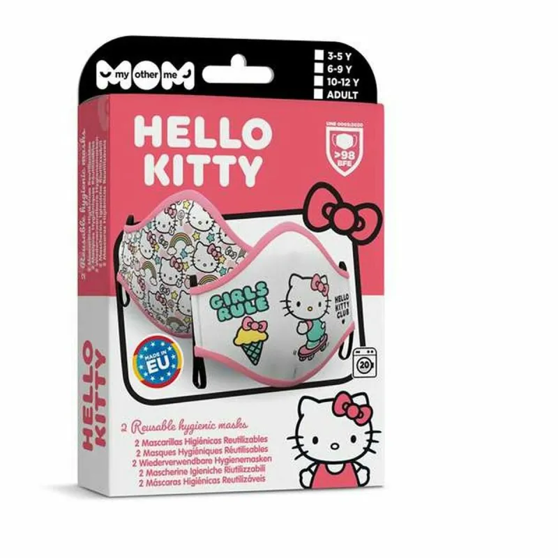 Hügieeniline taaskasutatav kangasmask/riidemask My Other Me Hello Kitty Premium 6-9 aastat