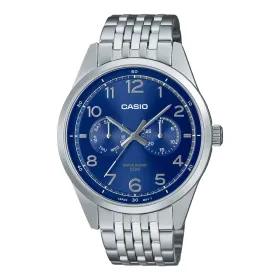 Мужские часы Casio MTP-E340D-2AVDF Серебристый (Ø 42 mm)