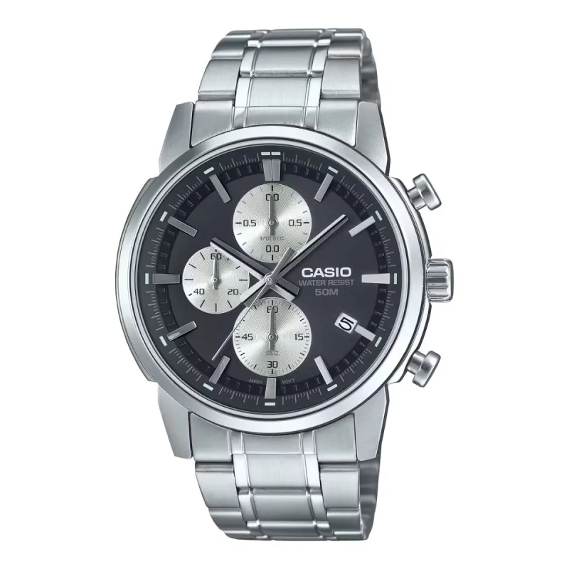Мужские часы Casio MTP-E510D-1A2VDF Серебристый (Ø 42 mm)