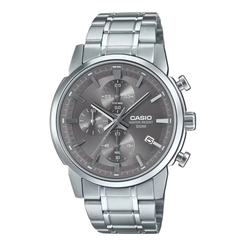 Men's Watch Casio MTP-E510D-8AVDF Silver (Ø 42 mm)