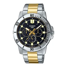Мужские часы Casio MTP-VD300SG-1EUD Серебристый Бежевый (Ø 45 mm)