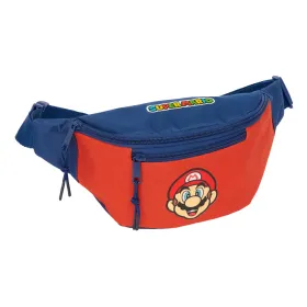 Сумка на пояс Super Mario Mamma mia Красный Тёмно Синий 23 x 12 x 9 cm