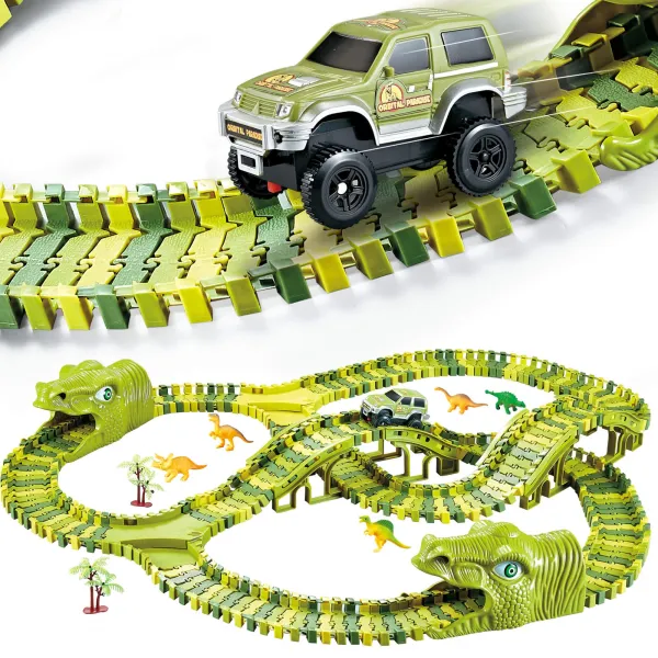 Dinosauruspuiston kilparata-setti Speingos RT0006