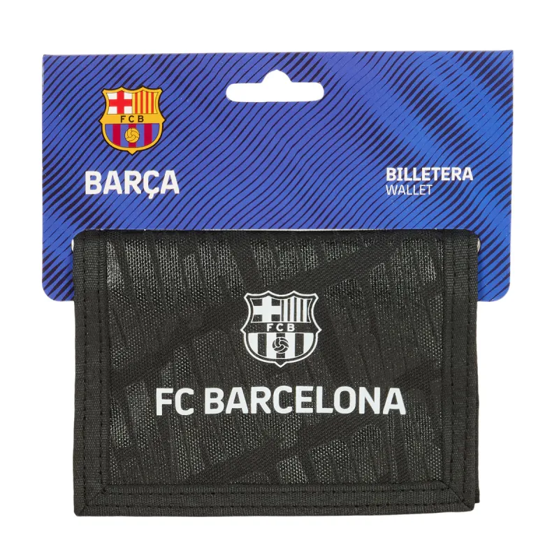 Piniginė F.C. Barcelona Juoda 12,5 x 9,5 x 1 cm