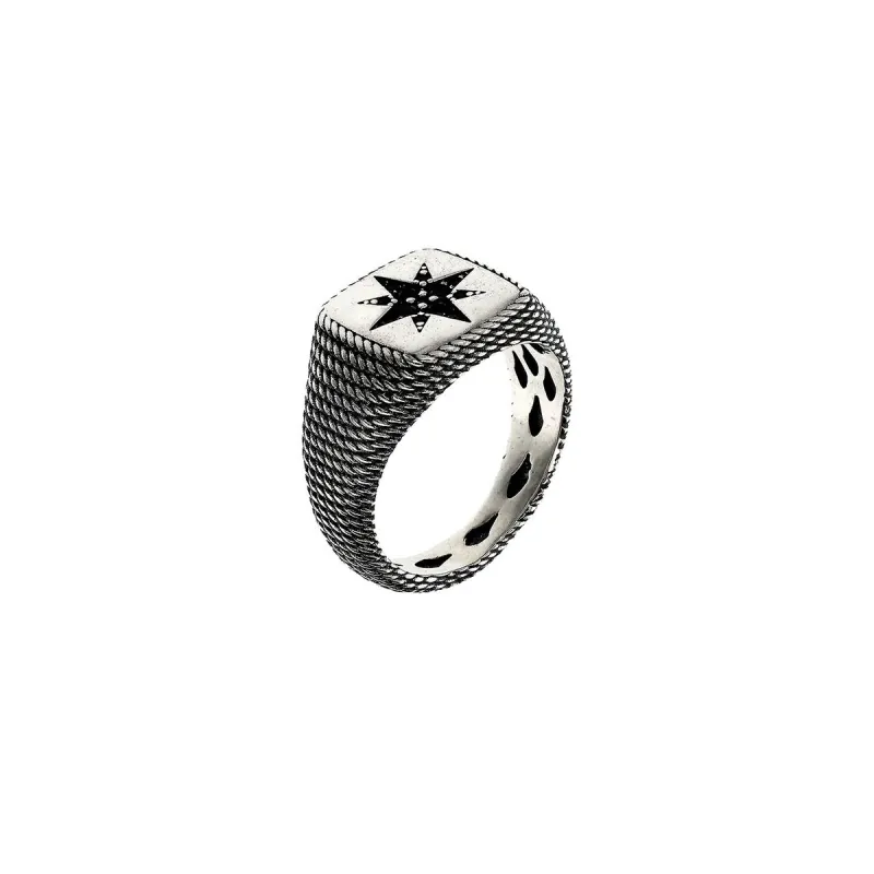 Moteriški žiedas Albert M. WSOX00597.BS-24 Juoda 24