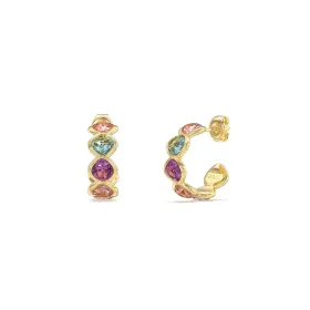 Naisten korvakorut Guess JUBE05318JWYGMCT-U Kullattu