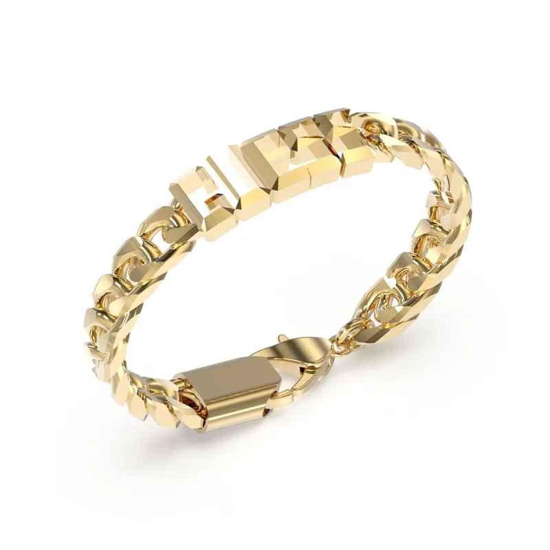 Vyriškos apyrankės Guess JUXB03205JWYGBKS Metalinis Auksinis