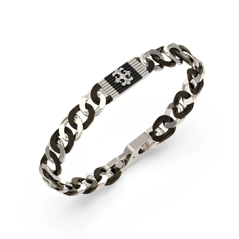 Vyriškos apyrankės Guess JUMB05063JWSTBKS Sidabras