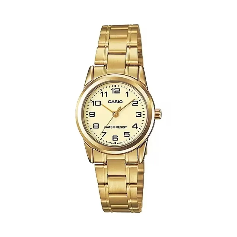 Naiste Kell Casio LADY 3H - GOLD (Ø 25 mm)