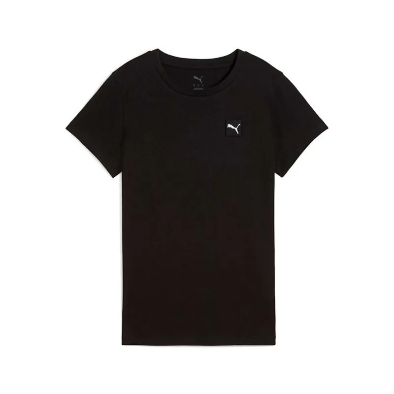 Sieviešu Krekls ar Īsām Piedurknēm Puma Essentials Elevated Melns