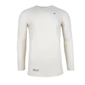 Miesten kerrastopaita Joluvi Merino Base Valkoinen