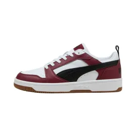 Vīriešu Ikdienas Apavi Puma Rebound V6 Low Balts Bordo